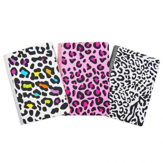 4C printing with leopard pattern notebook