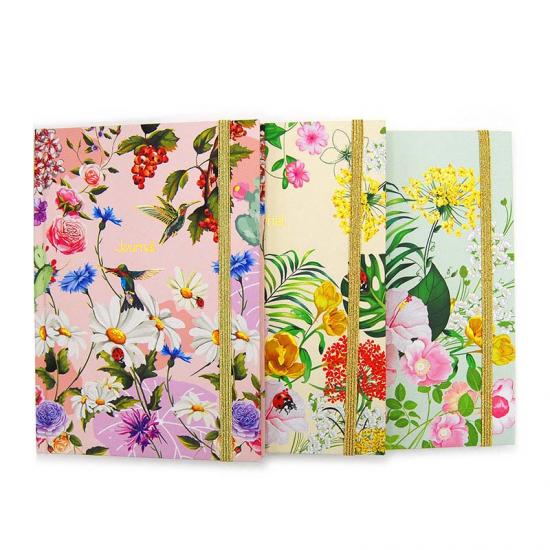  A5 flower fashion design hardcover notebook