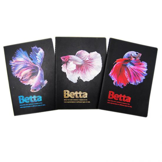 A4 sewing binding Betta fish printing  notebook