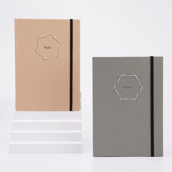 A5 geometric figure design case binding notebook