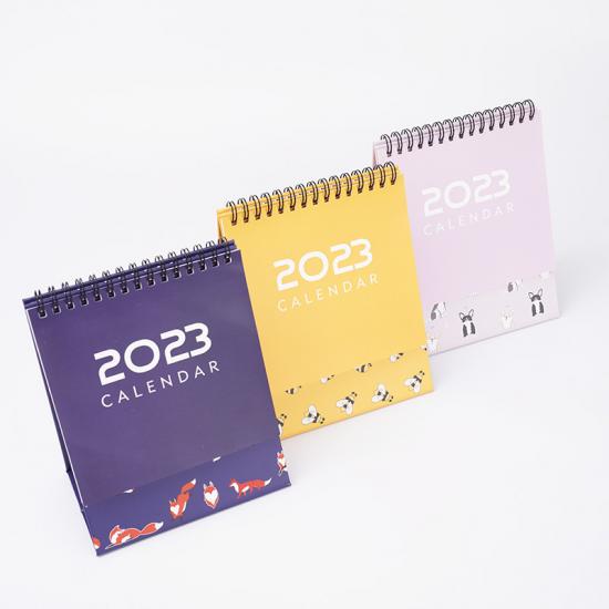 Animal Series 2022 mini size wire-o binding desktop calendar
