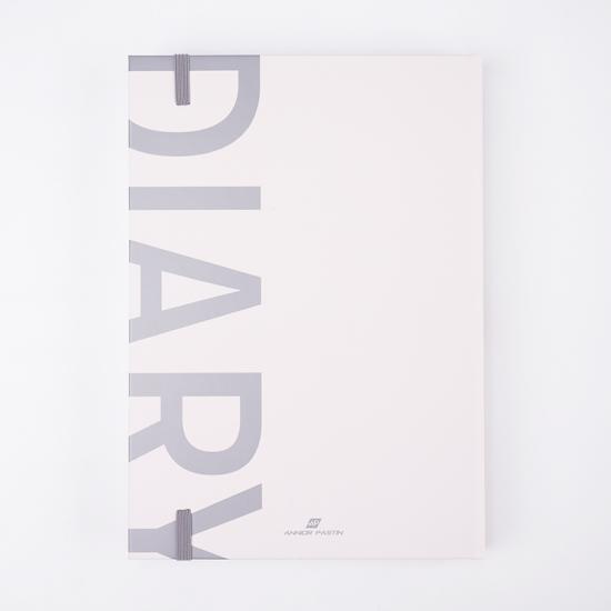 A5 white paper diary