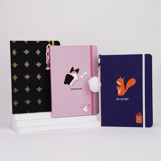 Animal Series A5 case binding notebook
