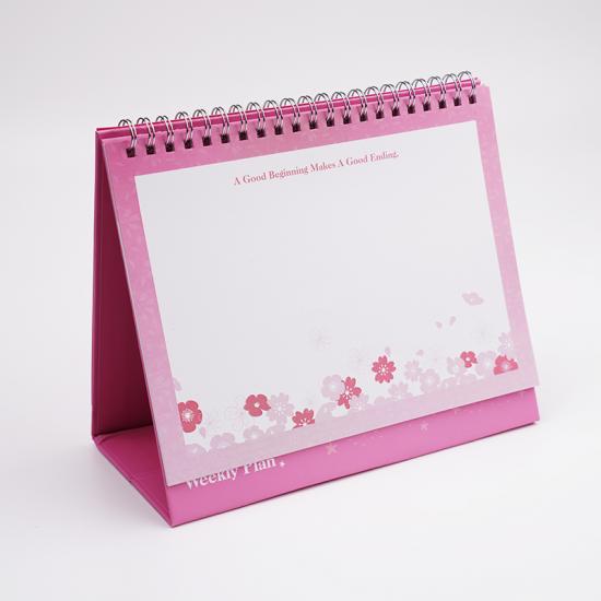 A5 white paper planner