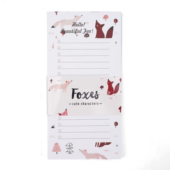 White paper note pad