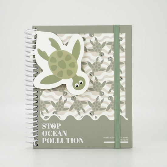 Eco-friendly hardcover notebook