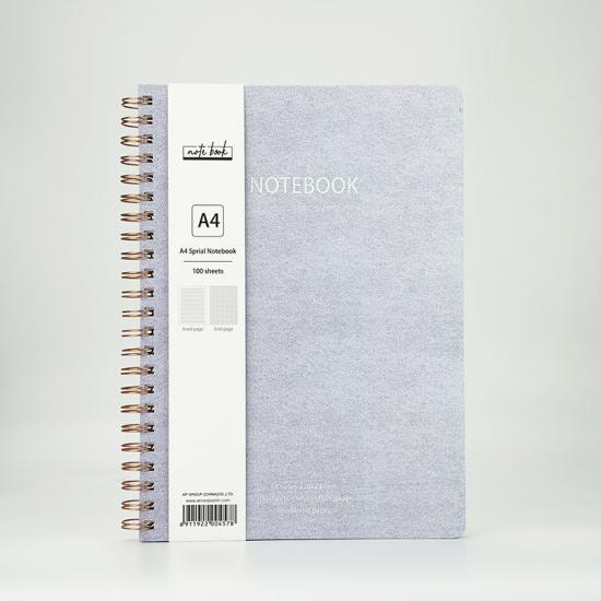 A4 wire-o binding hardcover notebook