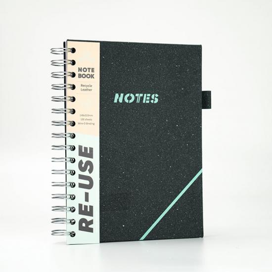 A5 wire-o binding recycle paper journal